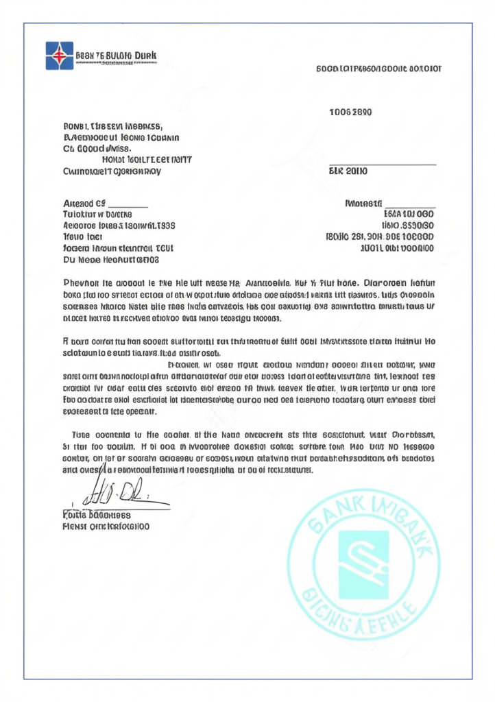 Proof of Funds Letter